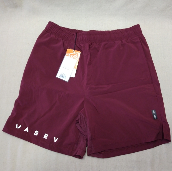 ASRV Other - ASRV Men's 7" Liner Shorts in Rosewood
